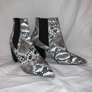 Snake Skin booties